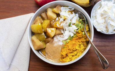 Healing Vegan Golden Turmeric Porridge